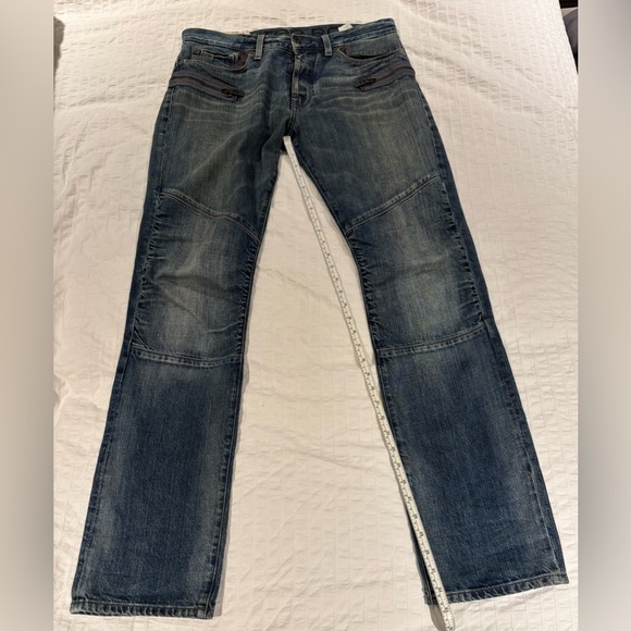 Men’s G-Star 3301 Plus Sudden Straight Denim Jeans W34 x 32L Button Fly - Picture 3 of 8